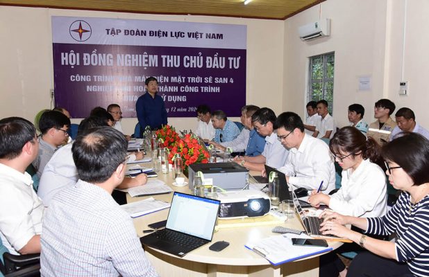 EVN nghiệm thu nhà máy điện sesan 4